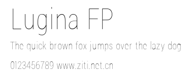 Lugina FP.ttf字體轉換器圖片