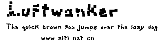 Luftwanker.ttf字體轉換器圖片