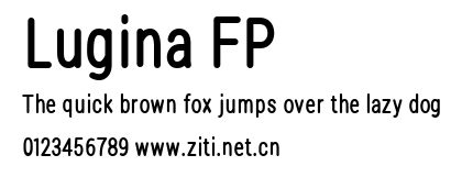 Lugina FP.ttf字體轉換器圖片
