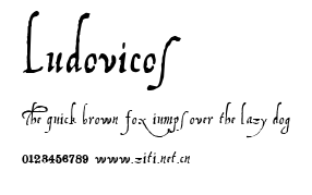 Ludovicos.ttf字體轉換器圖片