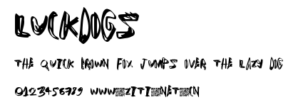 LuckDogs.ttf字體轉換器圖片