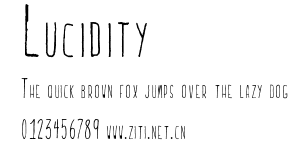 Lucidity.ttf字體轉換器圖片