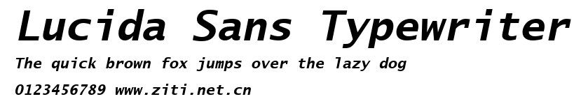 Lucida Sans Typewriter.ttf字體轉換器圖片