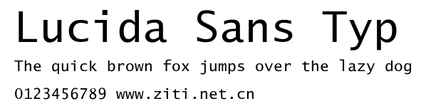 Lucida Sans Typ.ttf字體轉換器圖片