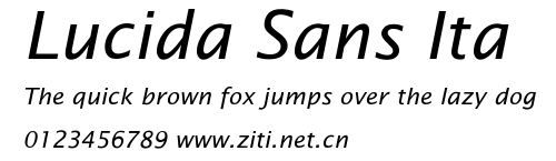 Lucida Sans Ita.ttf字體轉換器圖片