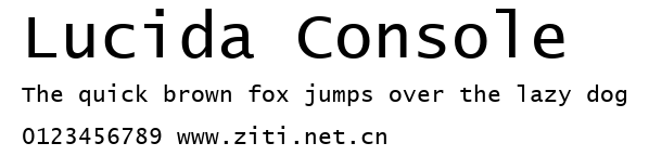 Lucida Console.ttf字體轉換器圖片