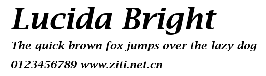 Lucida Bright.ttf字體轉換器圖片