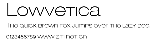 Lowvetica.ttf字體轉換器圖片