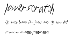 LowerScratch.ttf字體轉換器圖片