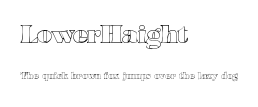 LowerHaight.ttf字體轉換器圖片