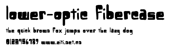 Lower-optic Fibercase.ttf字體轉換器圖片