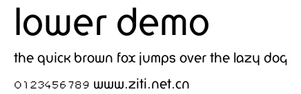 Lower Demo.ttf字體轉換器圖片