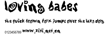 Loving Babes.ttf字體轉換器圖片