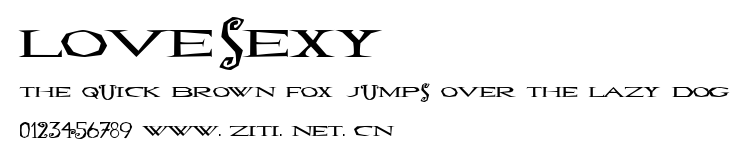 Lovesexy.ttf字體轉換器圖片