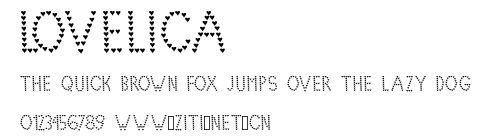 Lovelica.ttf字體轉換器圖片