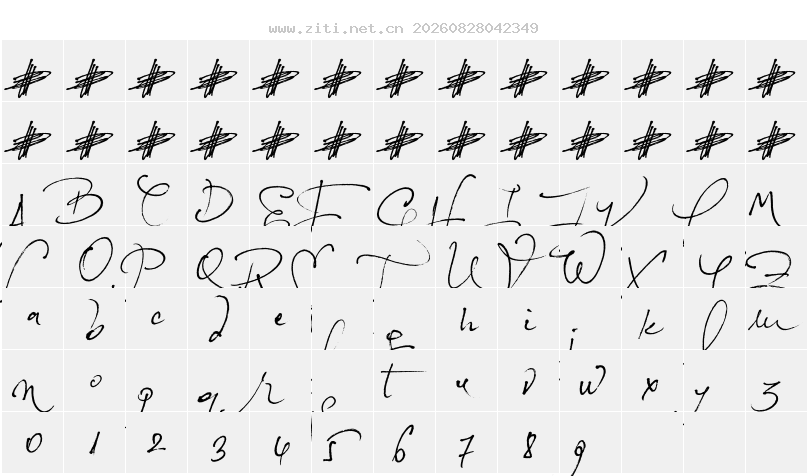 字符映射圖