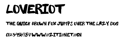 LoveRiot.ttf字體轉換器圖片