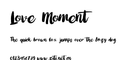 Love Moment.otf字體轉換器圖片
