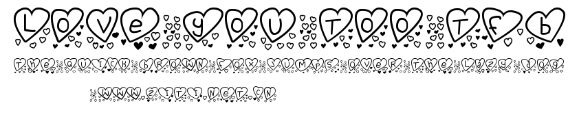 Love you too tfb.ttf字體轉換器圖片