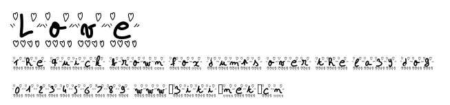 Love.ttf字體轉換器圖片