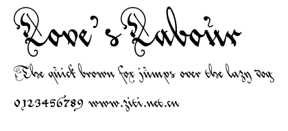 Love'sLabour.ttf字體轉換器圖片