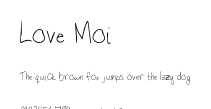 Love Moi.ttf字體轉換器圖片
