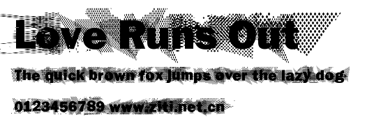 Love Runs Out.ttf字體轉換器圖片