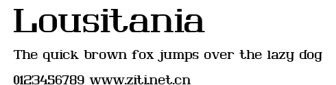 Lousitania.ttf字體轉換器圖片