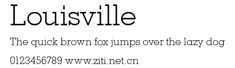 Louisville.ttf字體轉換器圖片
