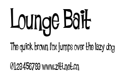 Lounge Bait.ttf字體轉換器圖片