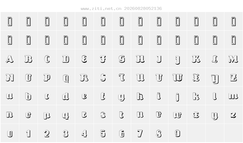 字符映射圖