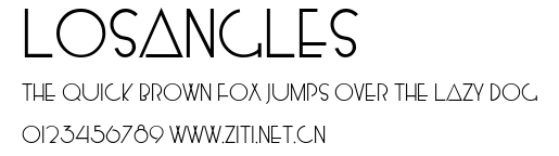 LosAngles.ttf字體轉換器圖片