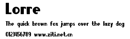 Lorre.otf字體轉換器圖片