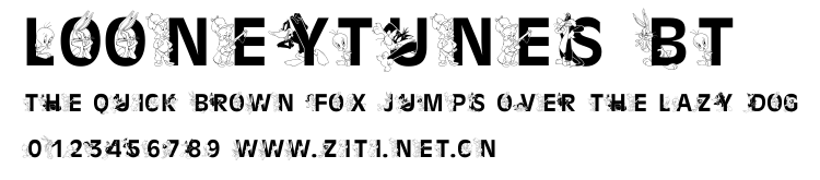 LooneyTunes BT.ttf字體轉換器圖片
