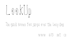 LookUp.ttf字體轉換器圖片