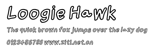 Loogie Hawk.otf字體轉換器圖片