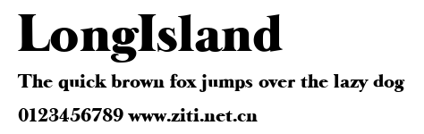 LongIsland.ttf字體轉換器圖片