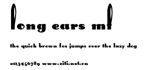 Long Ears MF.ttf字體轉換器圖片