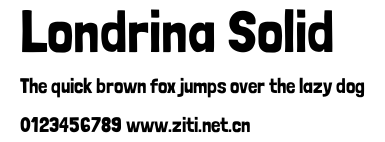 Londrina Solid.ttf字體轉換器圖片