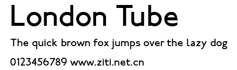 London Tube.ttf字體轉換器圖片