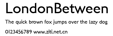 LondonBetween.ttf字體轉換器圖片