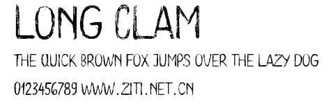 Long Clam.ttf字體轉換器圖片