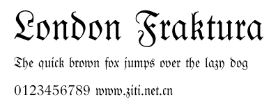 London Fraktura.ttf字體轉換器圖片