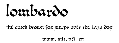 Lombardo.ttf字體轉換器圖片