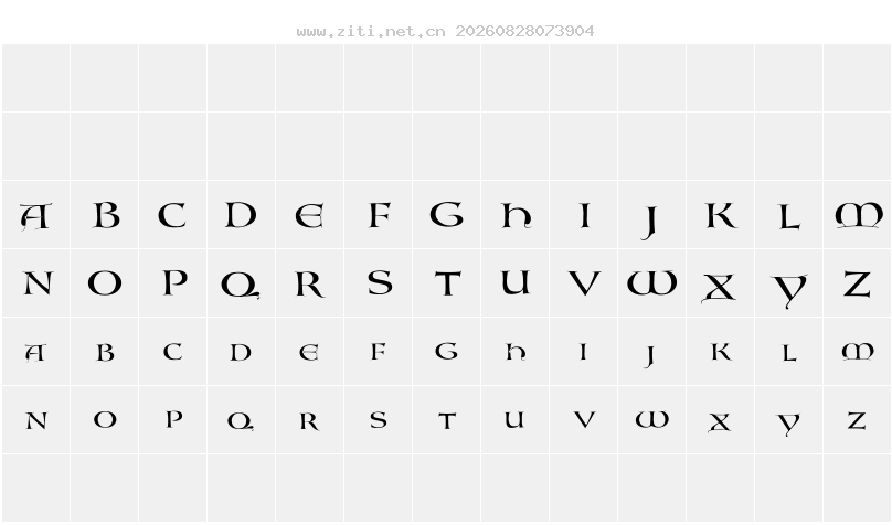 字符映射圖