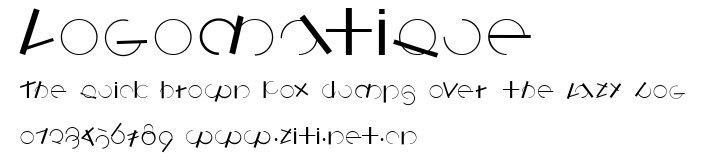 Logomatique.ttf字體轉換器圖片