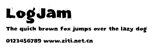 LogJam.ttf字體轉換器圖片