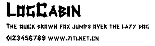 LogCabin.ttf字體轉換器圖片