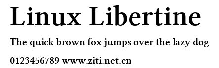 Linux Libertine.ttf字體轉換器圖片