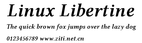 Linux Libertine.ttf字體轉換器圖片